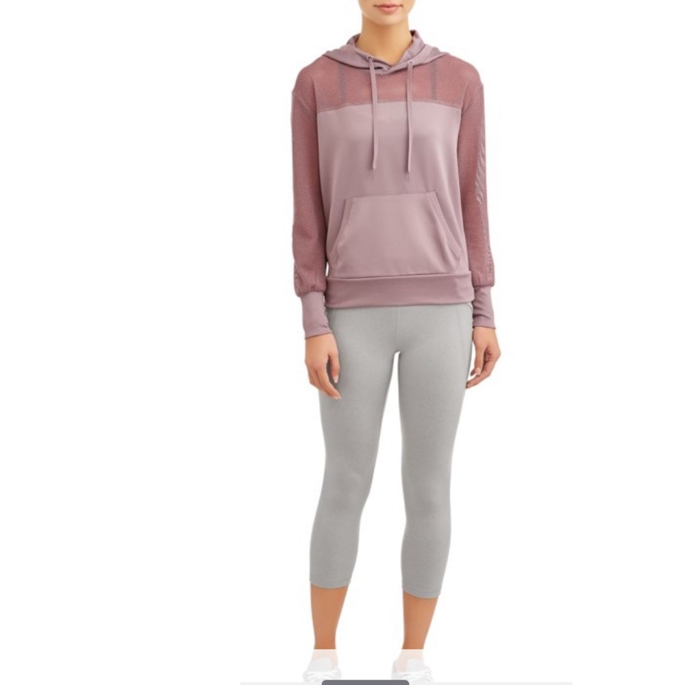 RBX Amethyst athletic mesh pullover hoodie Size S